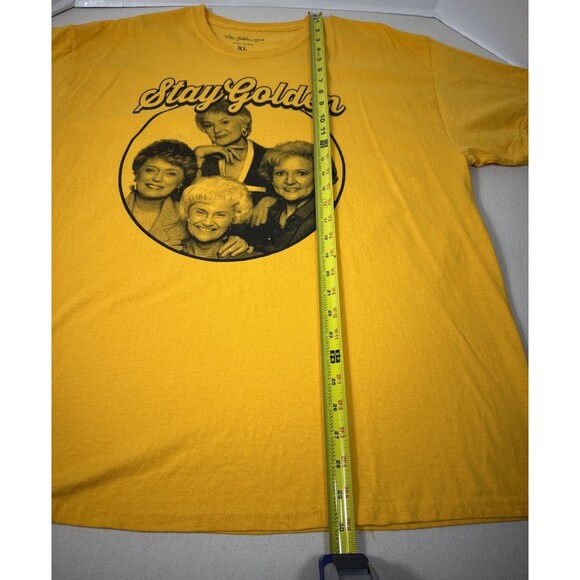 Golden Girls Mustard Yellow ABC Studios Graphic T-shirt Retro Nostalgic TV XL - Picture 6 of 9